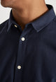 Givn Berlin Shirt KENT aus Bio-Baumwolle Buttoned Shirt Midnight Blue (Oxford)