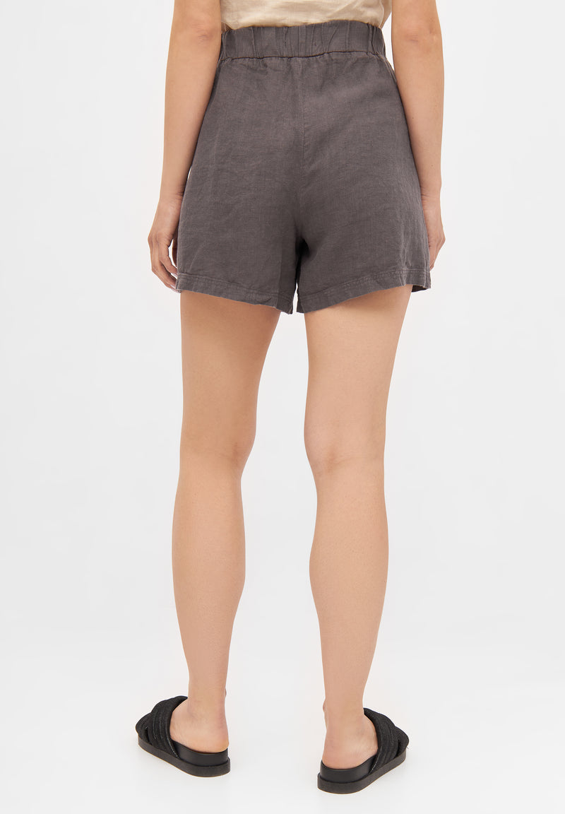 Givn Berlin Shorts CLEO aus Leinen Shorts Taupe (Linen)