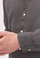 Givn Berlin Stehkragen-Hemd WES aus Leinen Buttoned Shirt Taupe (Linen)