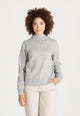 Givn Berlin Stehkragen-Sweatshirt VIVIAN aus Bio-Baumwolle Sweater Grey Melange