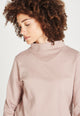 Givn Berlin Stehkragen-Sweatshirt VIVIAN aus Bio-Baumwolle Sweater Muddy Pink