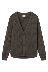 Givn Berlin Strickjacke ALEXANDRA aus Bio-Baumwolle Cardigan Oak Brown