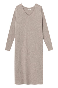 Givn Berlin Strickkleid JOSEPHINE aus recycelter Wolle Dress Beige