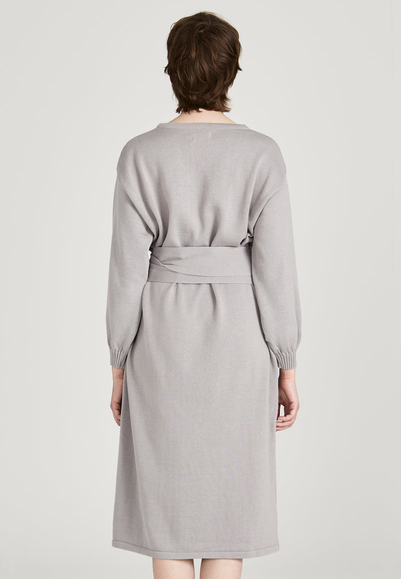 Givn Berlin Strickkleid PIPPA aus Bio-Baumwolle Dress Light Grey