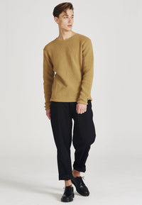 Givn Berlin Strickpullover COLE aus Bio-Baumwolle Sweater Camel