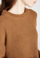 Givn Berlin Strickpullover ARIA aus Bio-Baumwolle Sweater Caramel Brown