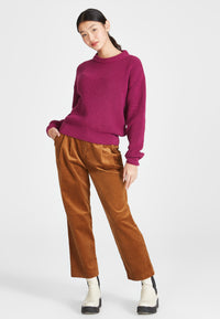 Givn Berlin Strickpullover ARIA aus Bio-Baumwolle Sweater Dark Pink