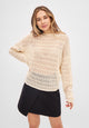 Givn Berlin Strickpullover BRIANA aus Bio-Baumwolle Sweater Off White
