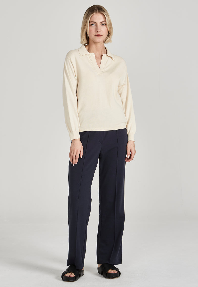 Givn Berlin Strickpullover CAMILLA aus Bio-Baumwolle Sweater Undyed