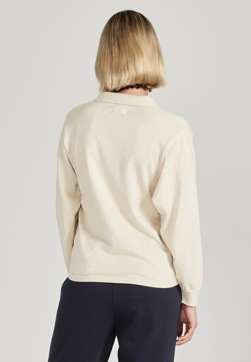 Givn Berlin Strickpullover CAMILLA aus Bio-Baumwolle Sweater Undyed