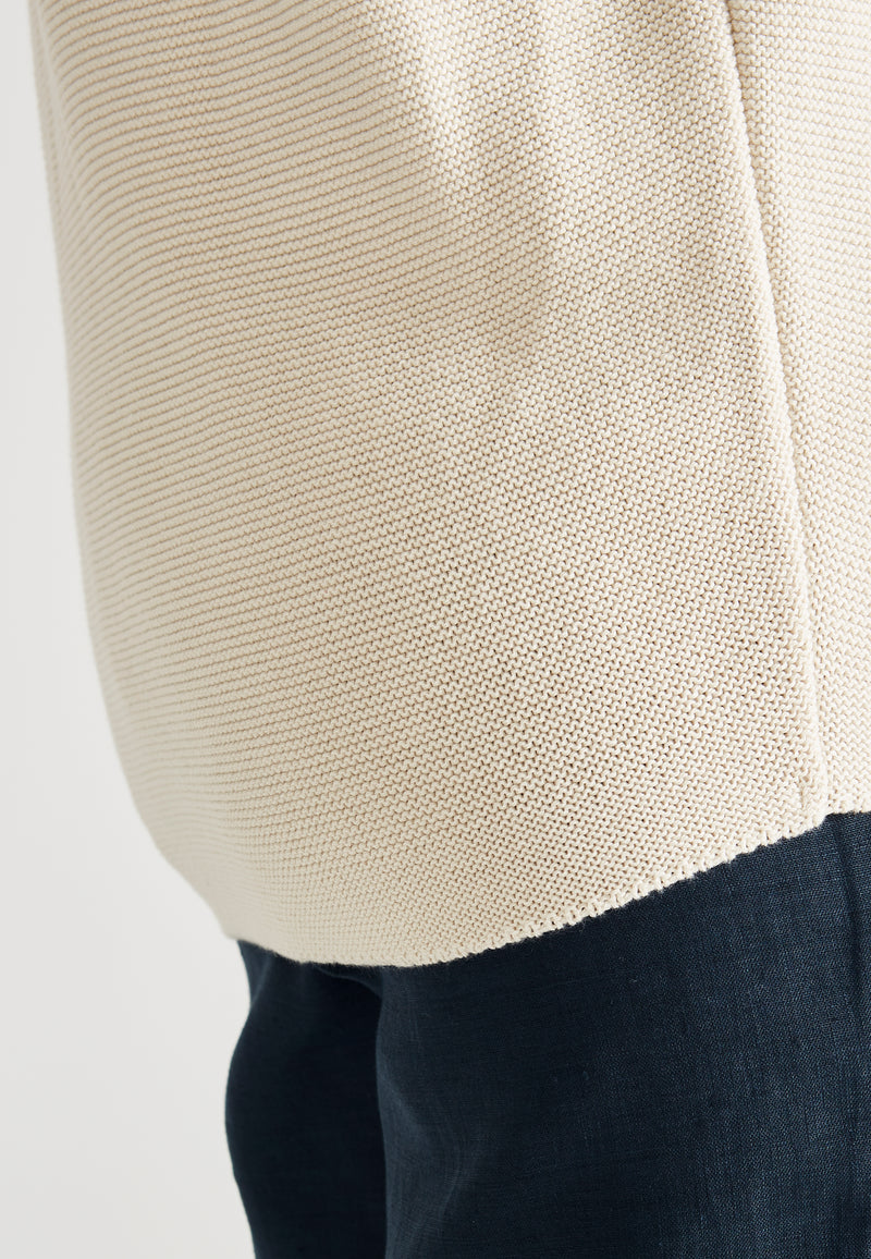 Givn Berlin Strickpullover CHELSEA aus Bio-Baumwolle Sweater Light Beige