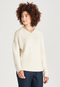 Givn Berlin Strickpullover CHELSEA aus Bio-Baumwolle Sweater Light Beige