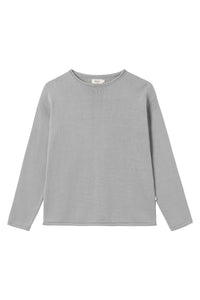Givn Berlin Strickpullover DANNY aus Bio-Baumwolle Sweater Light Grey