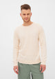 Givn Berlin Strickpullover EDDIE aus Bio-Baumwolle Sweater Off White