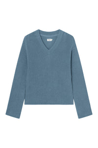 Givn Berlin Strickpullover ELSA aus Bio-Baumwolle Sweater Arctic Blue