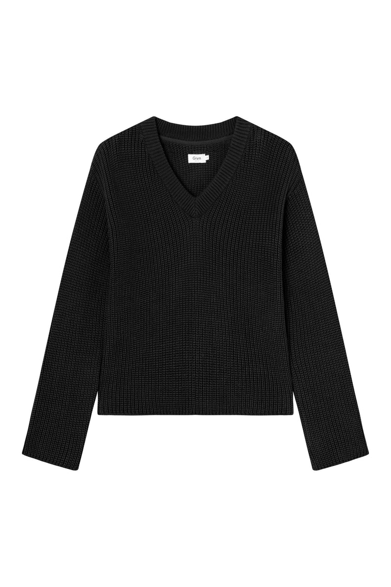 Givn Berlin Strickpullover ELSA aus Bio-Baumwolle Sweater Black