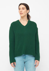 Givn Berlin Strickpullover ELSA aus Bio-Baumwolle Sweater Cedar Green