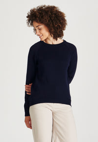 Givn Berlin Strickpullover ERICA aus Bio-Baumwolle Sweater Blue