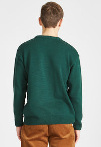 Givn Berlin Strickpullover FELIX aus Bio-Baumwolle Sweater Cedar Green