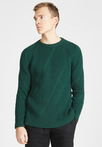 Givn Berlin Strickpullover JULIAN aus Bio-Baumwolle Sweater Cedar Green