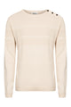 Givn Berlin Strickpullover LEANDER aus Bio-Baumwolle Sweater Light Beige