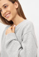 Givn Berlin Strickpullover PHILOU aus recycelter Wolle Sweater Light Grey