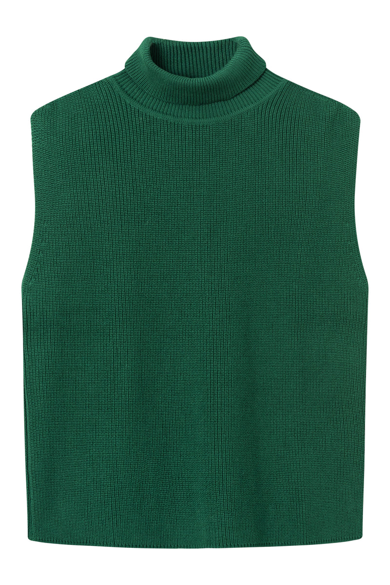 Givn Berlin Strickpullunder KEIRA aus Bio-Baumwolle Sweater Cedar Green