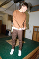 Givn Berlin Sweater CEDRIC aus Bio-Baumwolle Sweater Caramel Brown