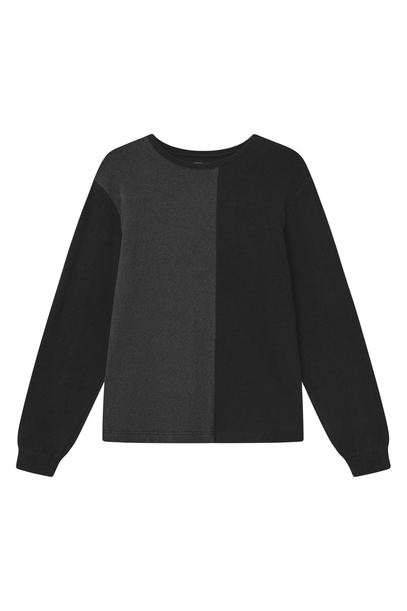 Givn Berlin Sweater CODY aus recycelter Baumwolle Sweater Black / Dark Grey