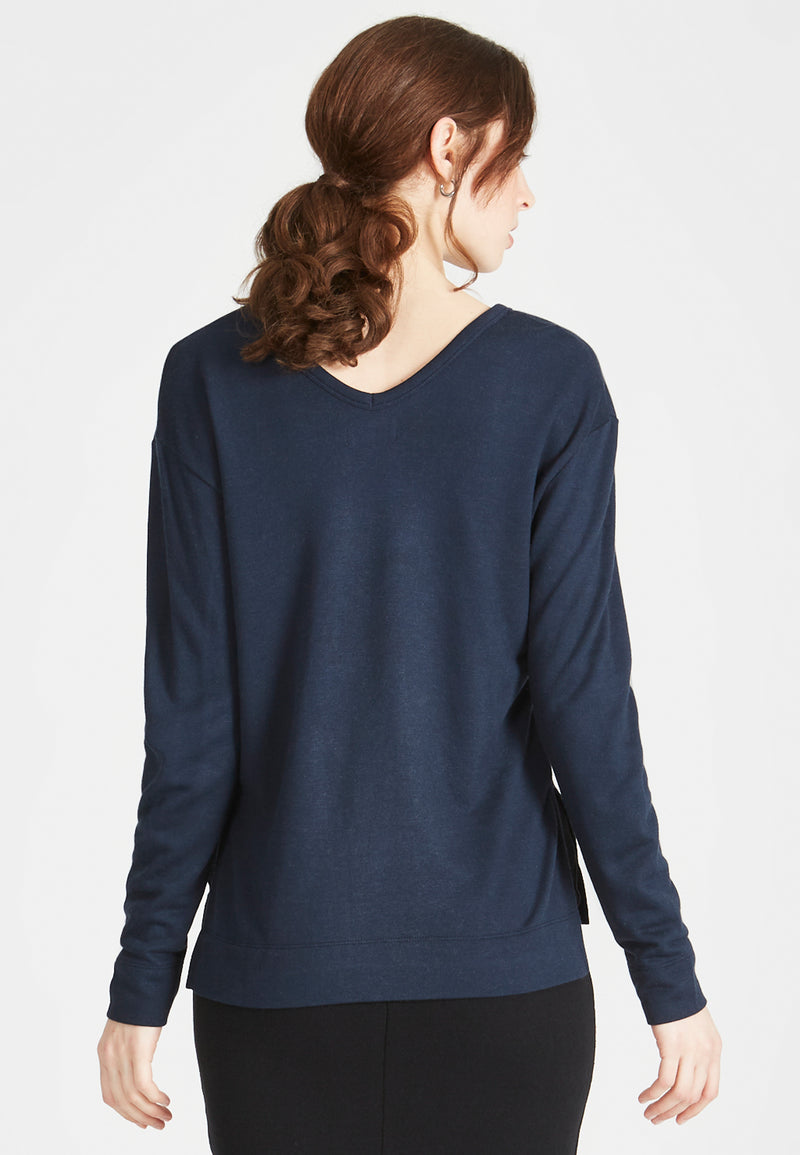 Givn Berlin Sweater DANIELLE aus TENCEL™ Modal  Sweater Midnight Blue