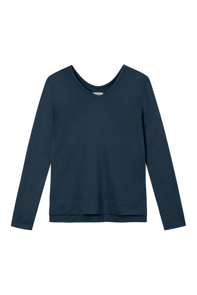 Givn Berlin Sweater DANIELLE aus TENCEL™ Modal  Sweater Midnight Blue