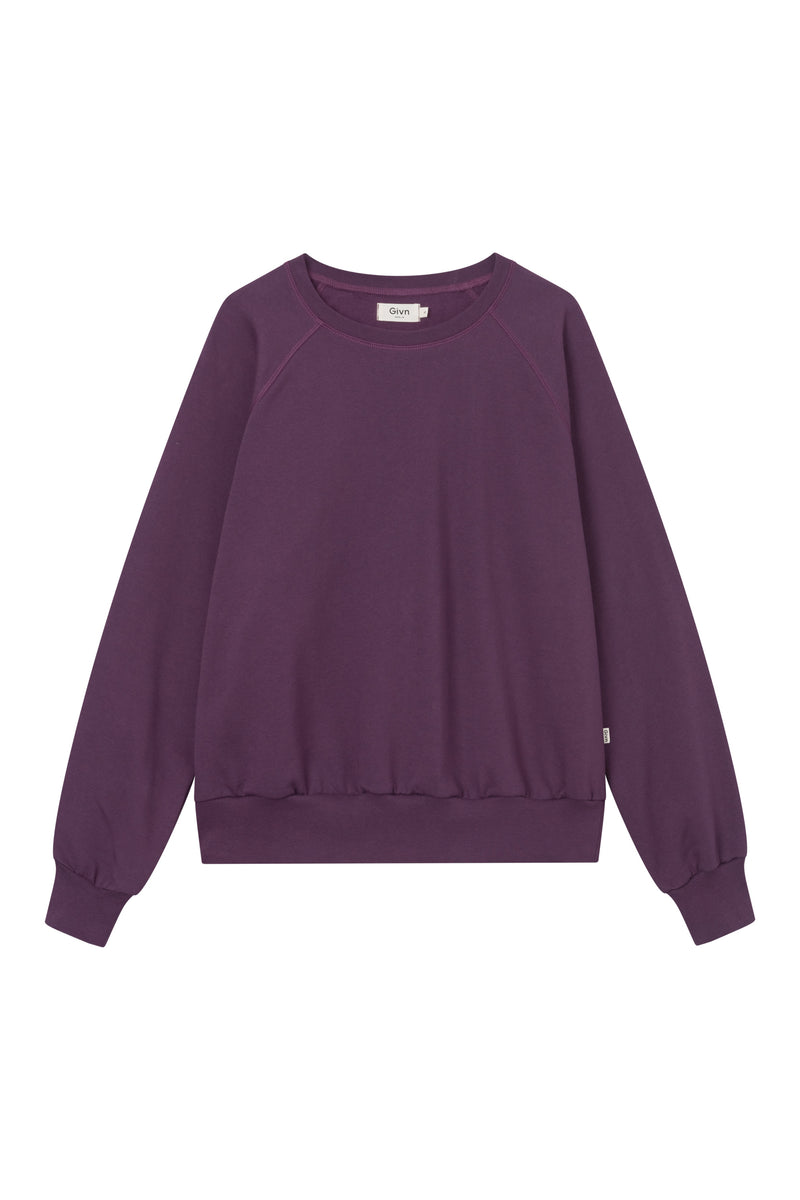 Givn Berlin Sweater DEDE aus Bio-Baumwolle Sweater Dark Purple