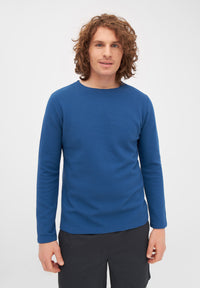 Givn Berlin Sweater IAN aus Bio-Baumwolle Sweater Ocean Blue (Rib)