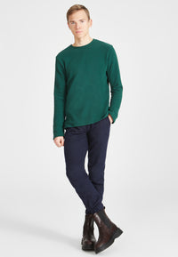 Givn Berlin Sweater IAN aus recycelter Baumwolle Sweater Cedar Green