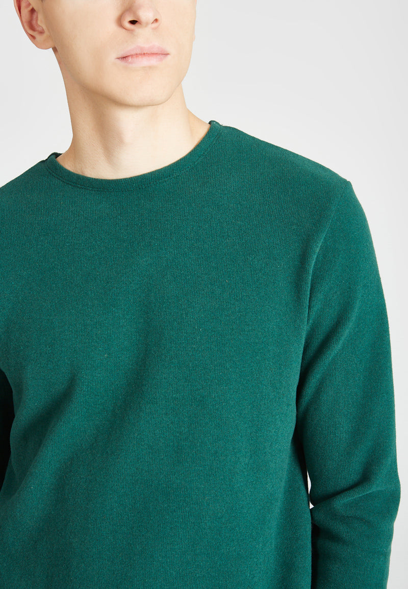 Givn Berlin Sweater IAN aus recycelter Baumwolle Sweater Cedar Green