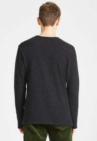 Givn Berlin Sweater IAN aus recycelter Baumwolle Sweater Dark Grey