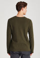 Givn Berlin Sweater IAN aus recycelter Baumwolle Sweater Dark Olive