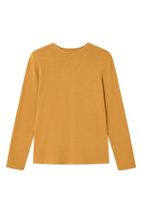 Givn Berlin Sweater IAN aus recycelter Baumwolle Sweater Mustard