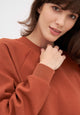 Givn Berlin Sweater ISABEL aus Bio-Baumwolle Sweater Terracotta (Rib)