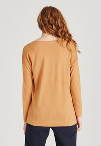 Sweater JULES in TENCEL™ Modal - Light Camel