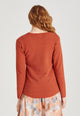 Givn Berlin Sweater LUCIA aus recycelter Baumwolle Sweater Copper