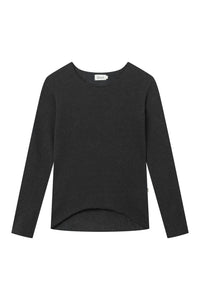 Givn Berlin Sweater LUCIA aus recycelter Baumwolle Sweater Dark Grey