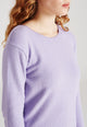 Givn Berlin Sweater LUCIA aus recycelter Baumwolle Sweater Lavender