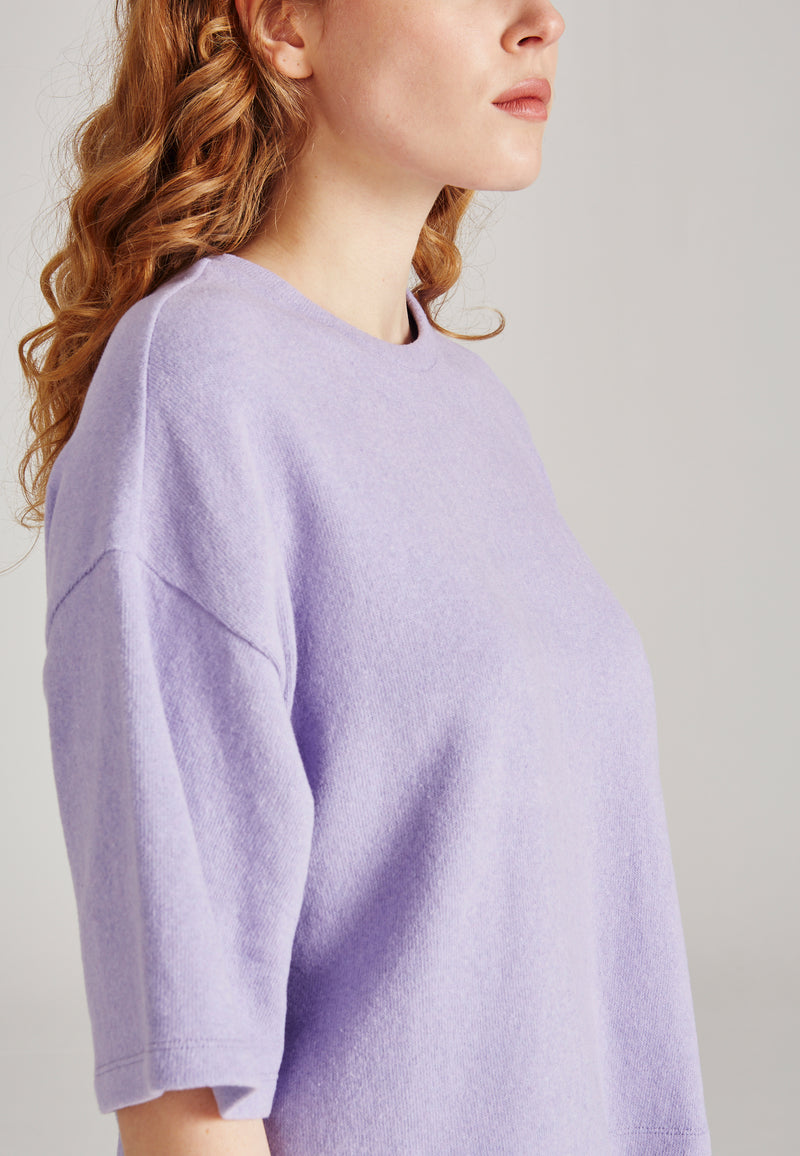 Givn Berlin Sweater SELMA aus recycelter Baumwolle Sweater Lavender