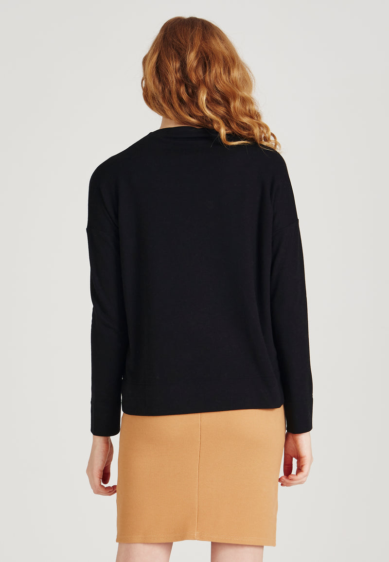 Sweater SENNA in TENCEL™ Modal - Black
