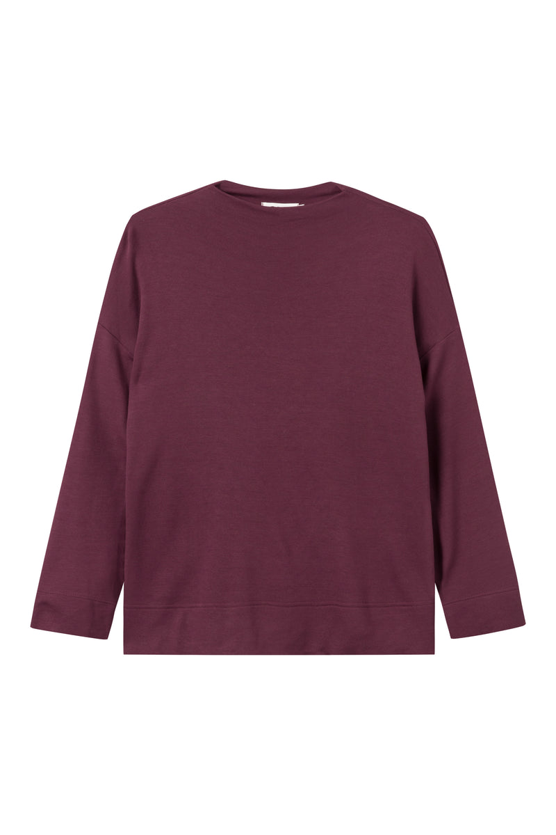 Sweater SENNA aus TENCEL™ Modal - Bordeaux