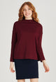 Sweater SENNA aus TENCEL™ Modal - Bordeaux