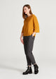 Givn Berlin Sweater SONA aus recycelter Baumwolle Sweater Mustard