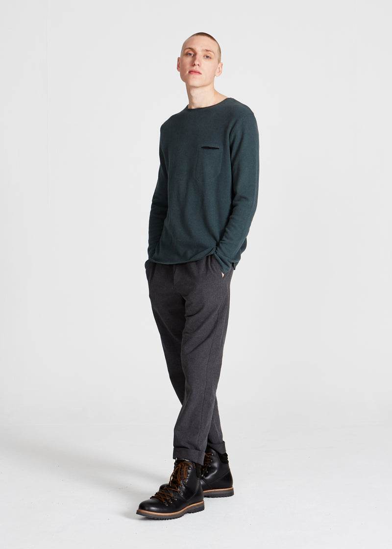 Givn Berlin Sweater STAN aus recycelter Baumwolle Sweater Green