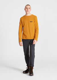 Givn Berlin Sweater STAN aus recycelter Baumwolle Sweater Mustard